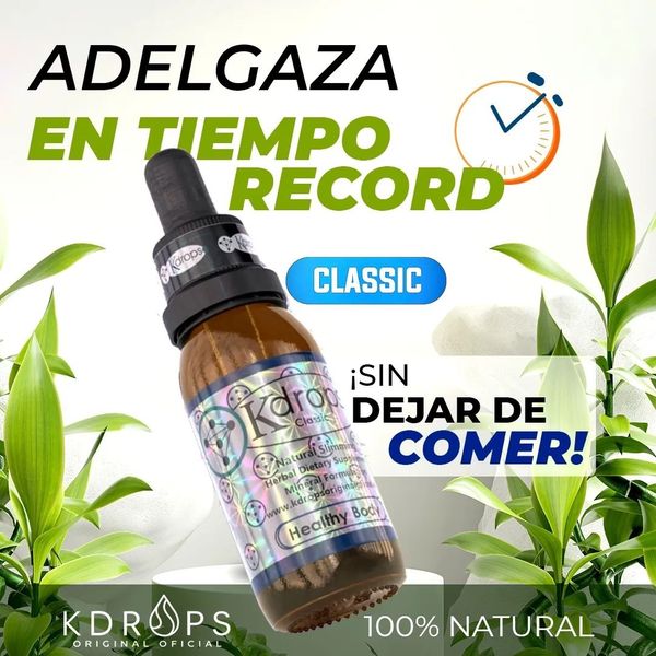 KDROPS™  PRO⭐⭐⭐⭐⭐REDUCE MEDIDAS EN TAN SOLO SEMANAS